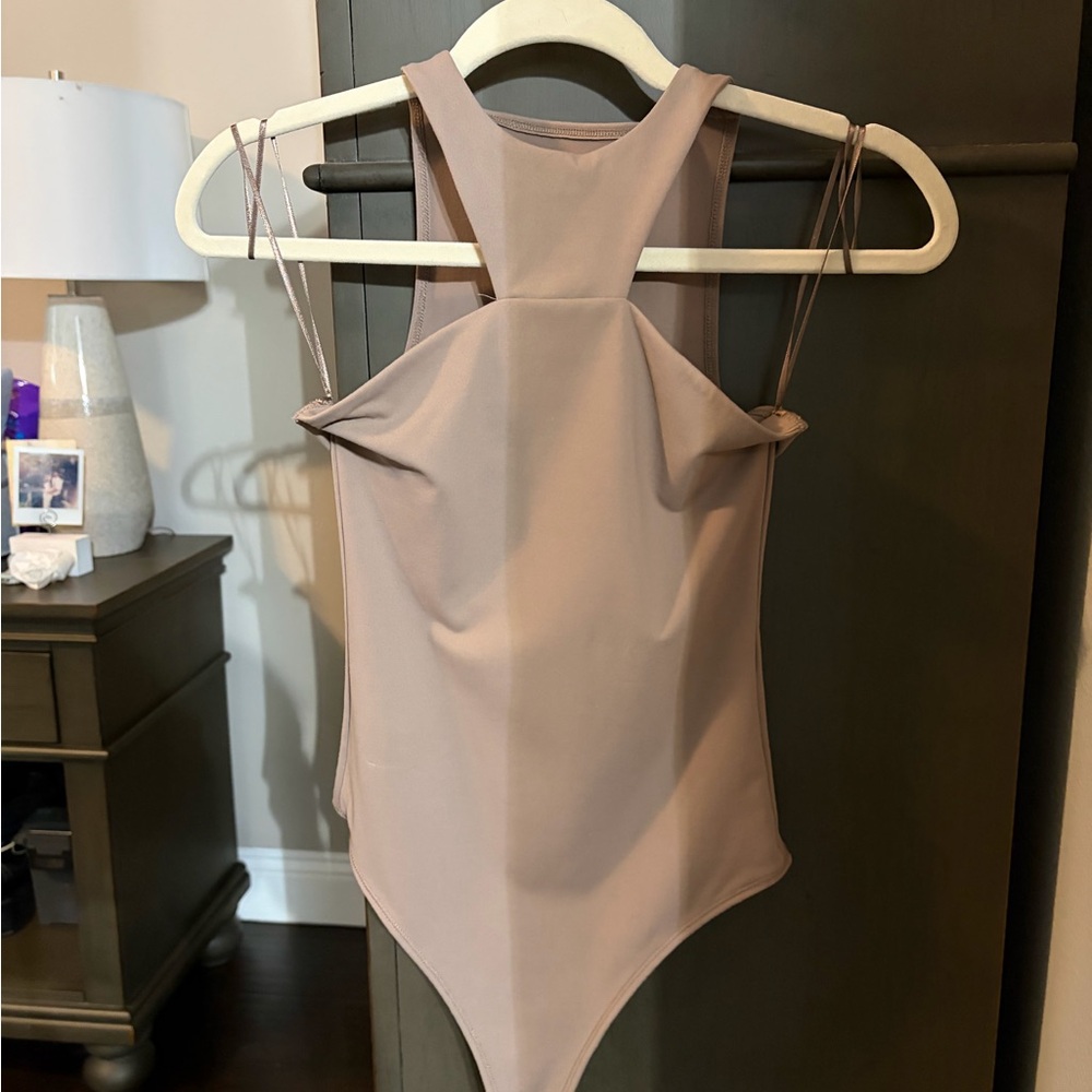 Abercrombie and Fitch Taupe Bodysuit